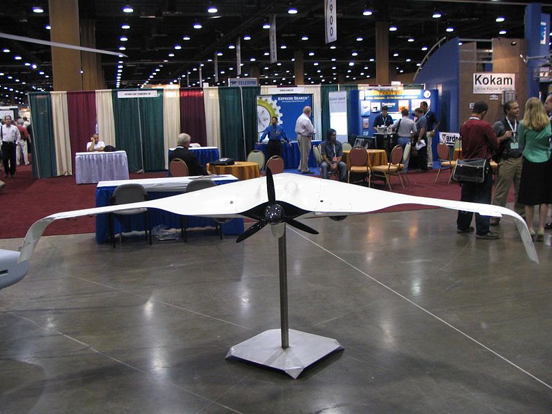 Northrop-Grumman Bat (KillerBee) vu de l'arrière