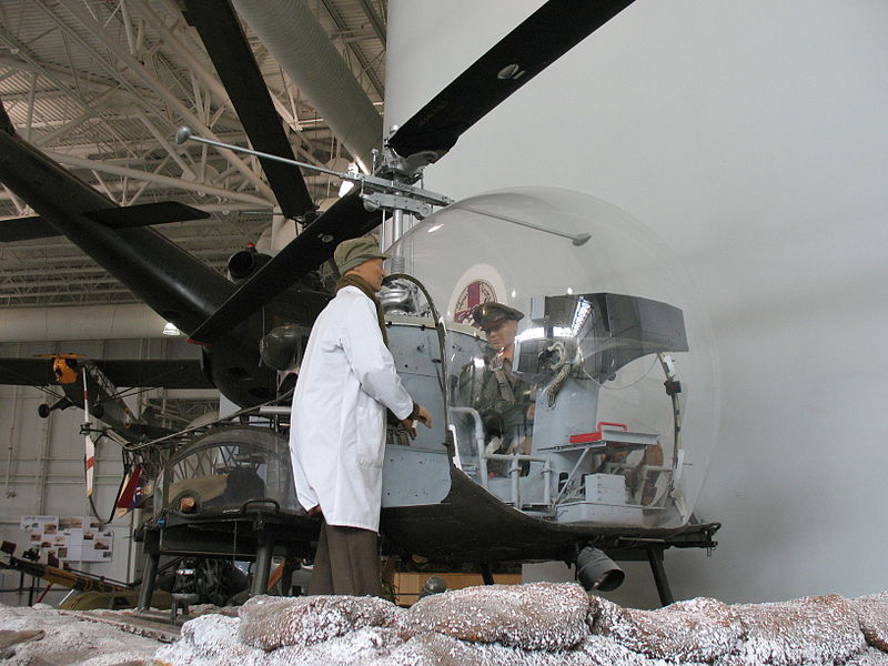 Bell H-13 Sioux (OH-13E) en exposition