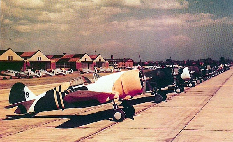 Curtiss P-36C Hawk de l'USAAC