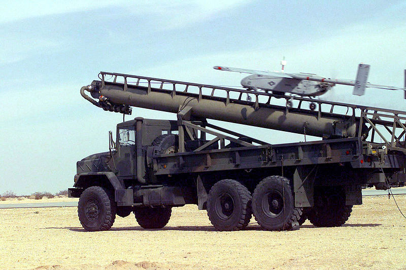 AAI RQ-2A Pioneer de l'USMC catapulté