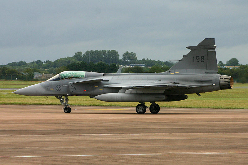 Saab JAS 39A Gripen suédois