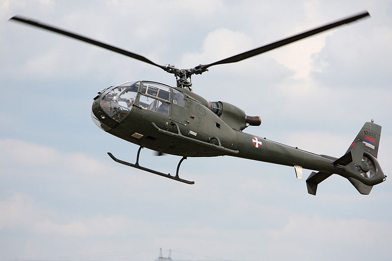 SOKO SA 341H Partizan serbe