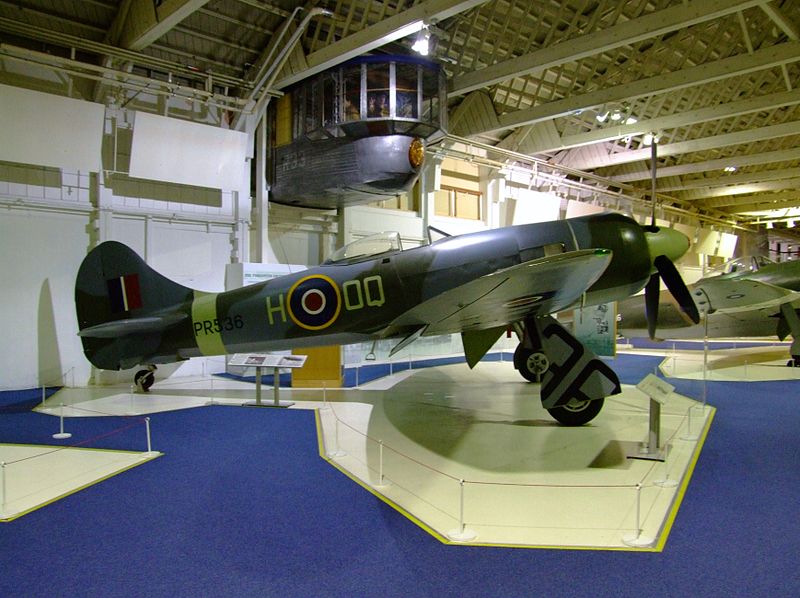 Hawker Tempest II de la RAF exposé