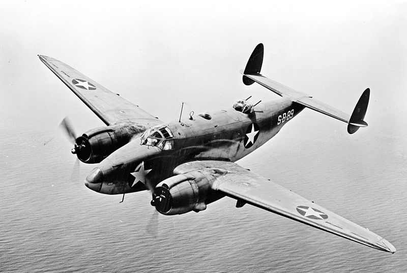 Lockheed Ventura (PV-1) de l'US Navy en vol