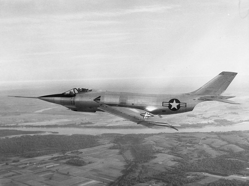 McDonnell F-3 Demon - Prototype XF3H-1 en vol