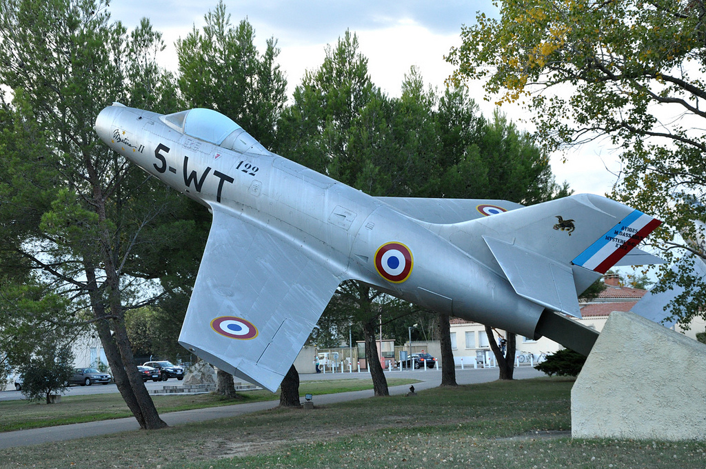 Dassault MD-452 Mystère IIC français exposé
