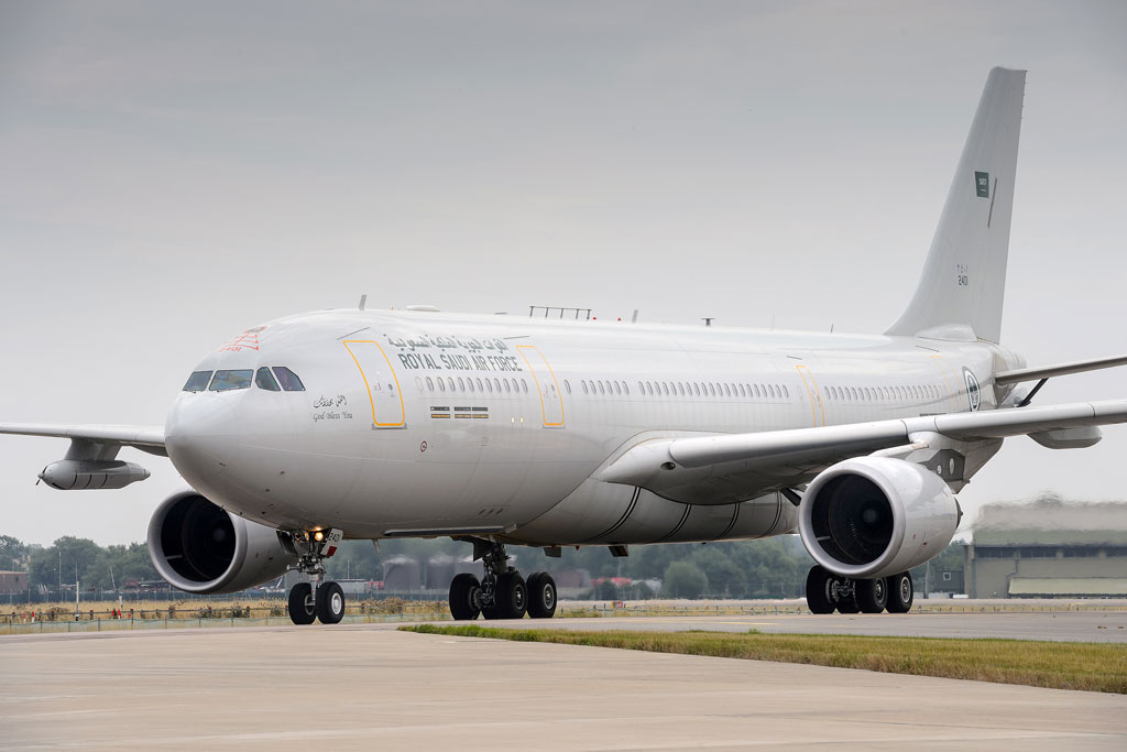 Airbus A330 MRTT saoudien au sol