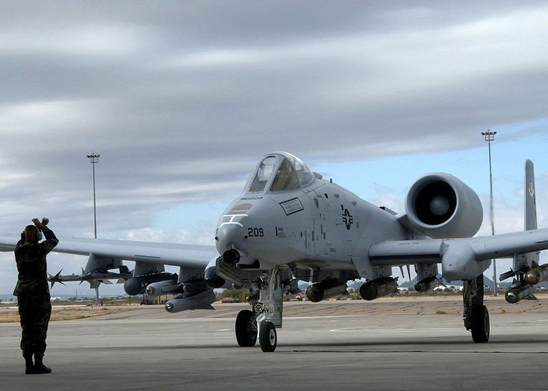 Fairchild A-10C Thunderbolt II de l'USAF au sol