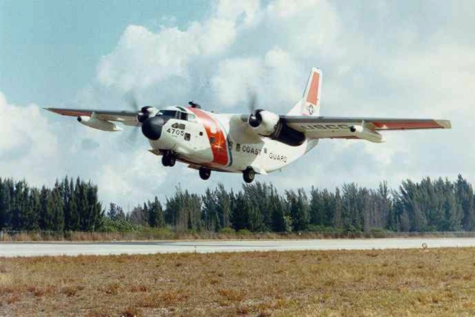 Fairchild HC-123B Provider de l'USCG au décollage