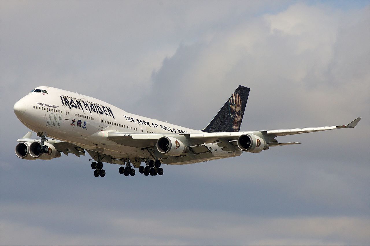 Boeing 747-400 d'Iron Maiden "Ed Force One"