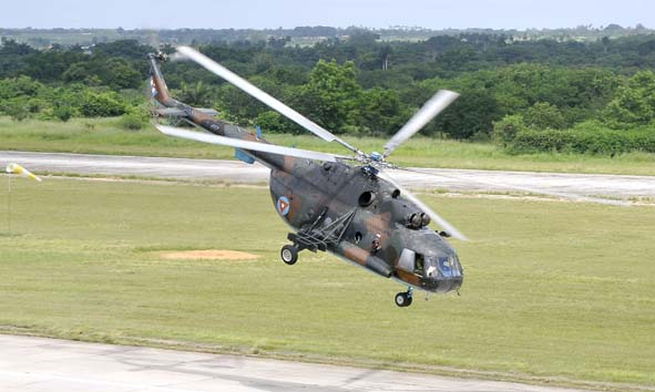 Mil Mi-17 cubain en vol