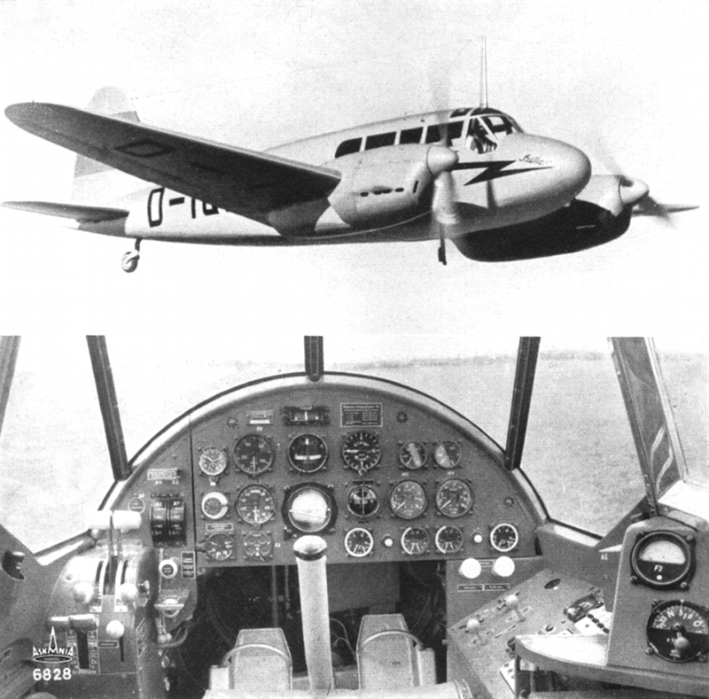 Siebel Fh 104 Hallore - Cockpit