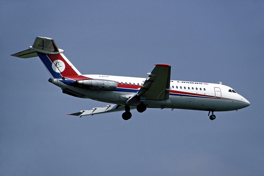 BAC 111-200 civil en vol