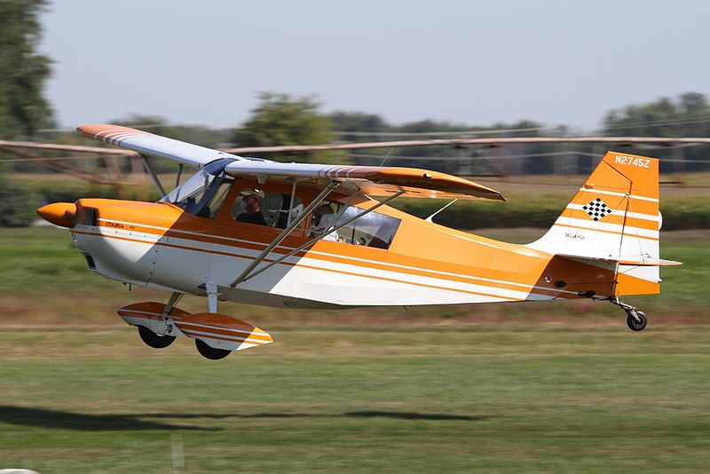 Champion 7GCAA Citabria civil au décollage
