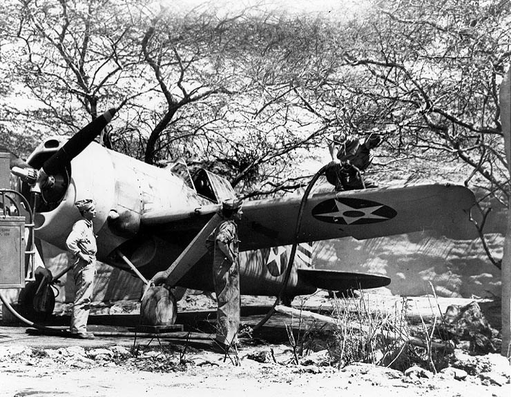 Brewster Buffalo (F2A-3) de l'US Marines Corps
