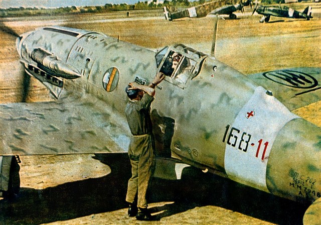 Macchi C.202 Folgore vu de l'arrière