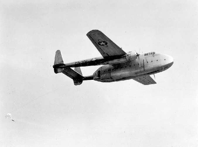 Fairchild C-82 Packet de l'USAF en vol