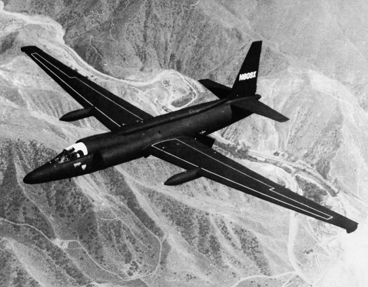 Lockheed U-2 Dragon Lady de la CIA en vol