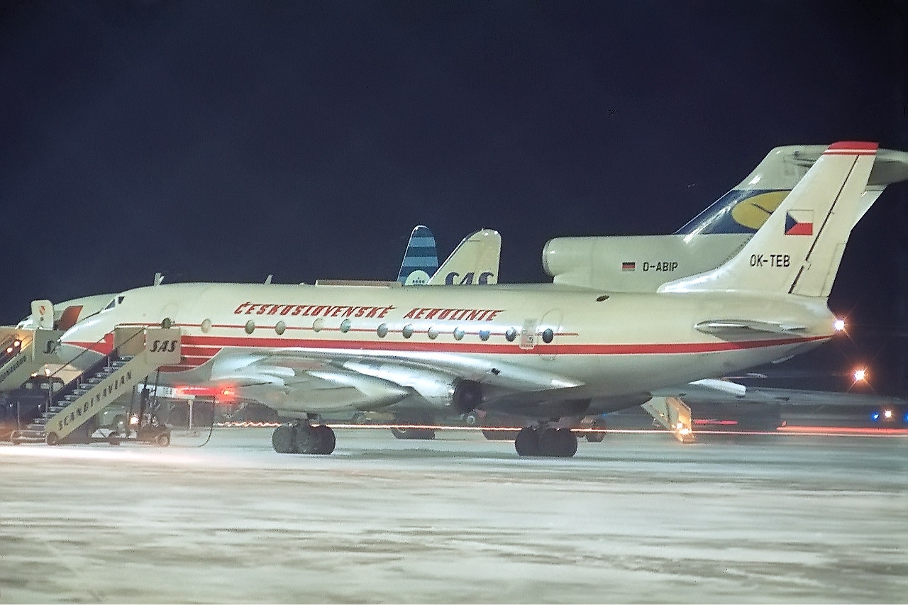 Tupolev Tu-124 Cookpot vu de l'arrière