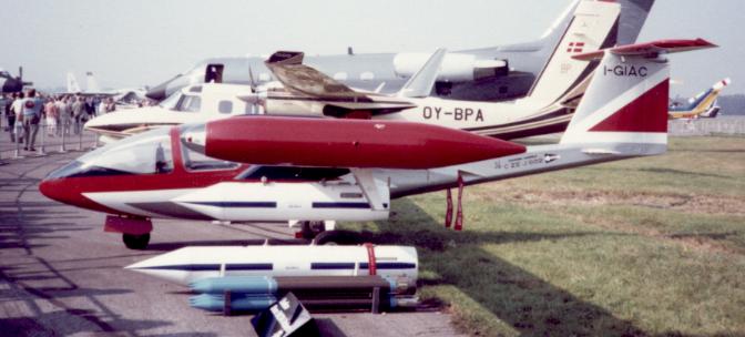 Caproni-Vizzola C-22J à Farnborough en 1982