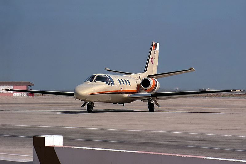 Cessna 501 Citation I/SP civil vu de l'avant