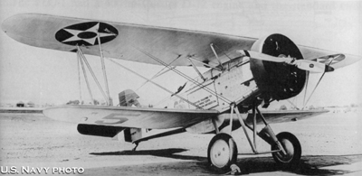 Curtiss F6C-4 Hawk vu de l'avant