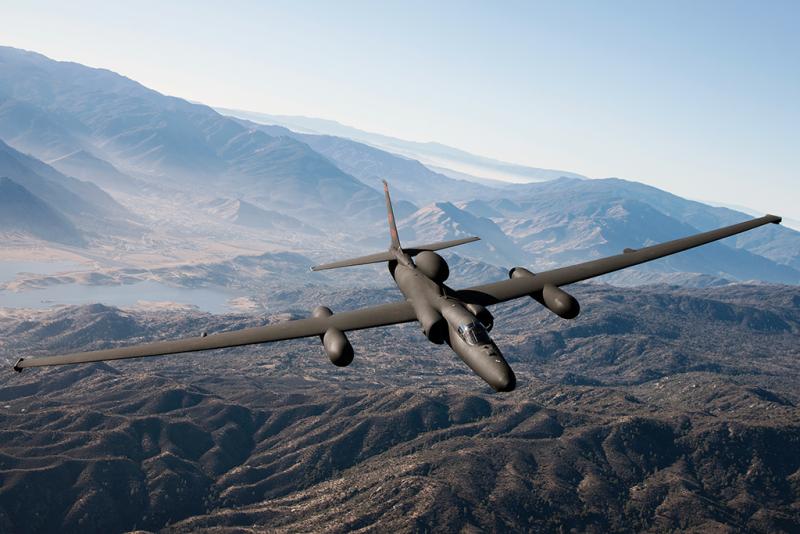Lockheed U-2S de l'USAF vu de face