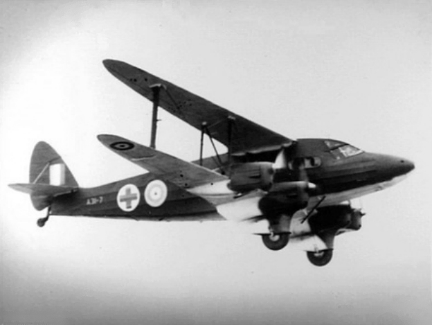 De Havilland DH-86A Express australien en vol
