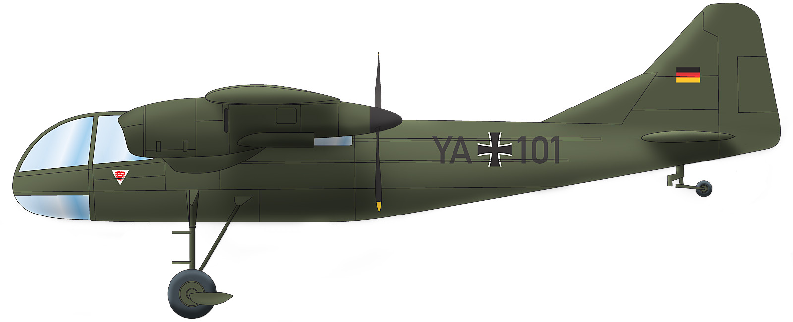 Dornier Do 29, profil couleur