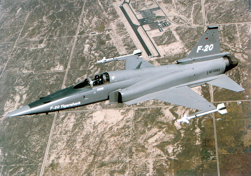 Northrop F-20 Tigershark en livrée grise