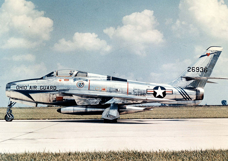 Republic F-84F Thunderstreak de l'ANG