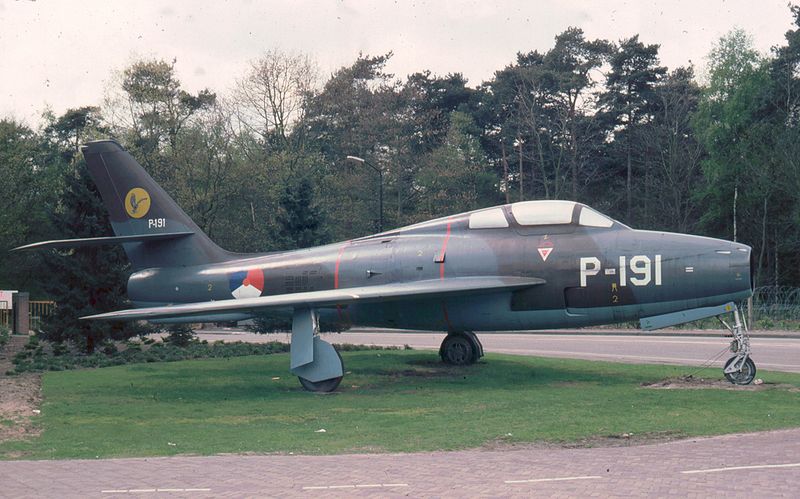 Republic F-84F Thunderstreak néerlandais