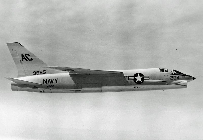 Vought F-8 Crusader (F-8A) de l'US Navy