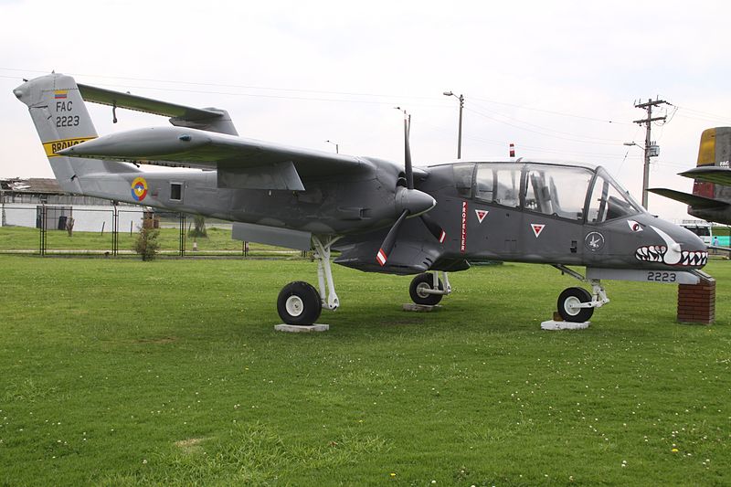 North American OV-10A Bronco colombien