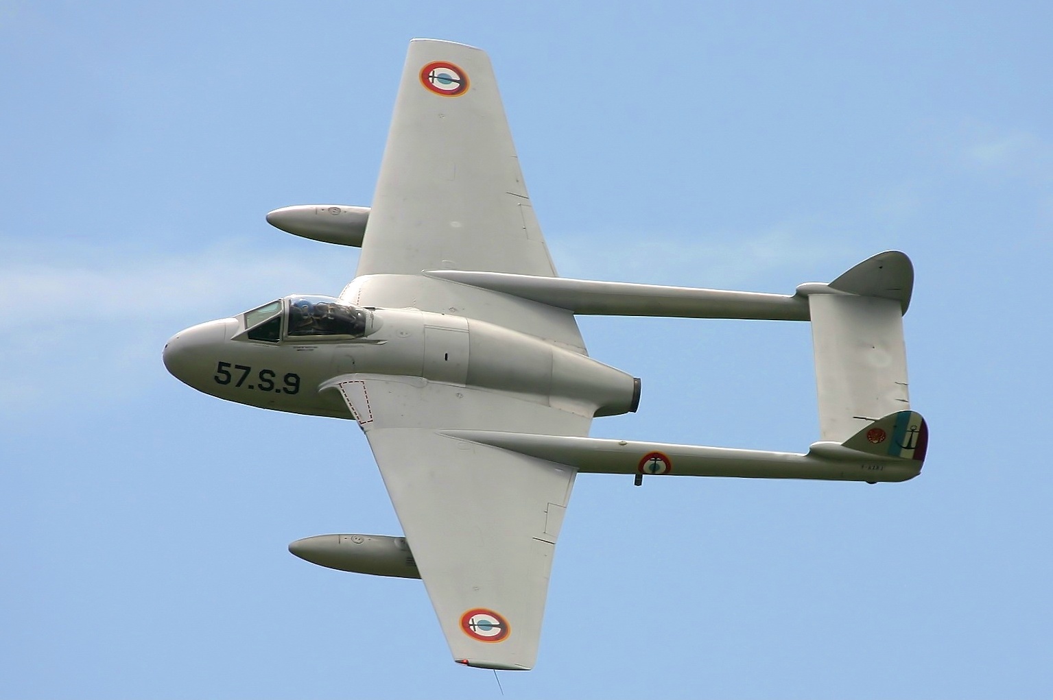 De Havilland DH-100 Vampire FB.6 de la marine française