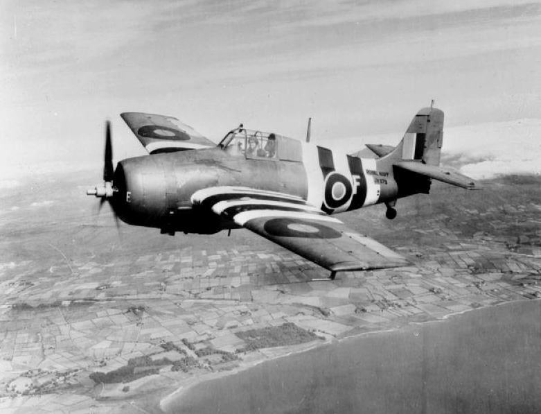 Grumman F4F Wildcat de la Royal Navy en vol