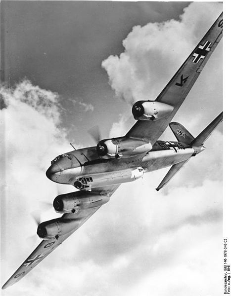 Focke-Wulf Fw 200 Kondor de la Luftwaffe en vol