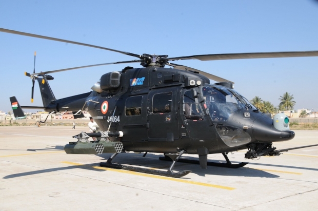 HAL Dhruv Mk 4 Rudra de l'armée indienne au sol