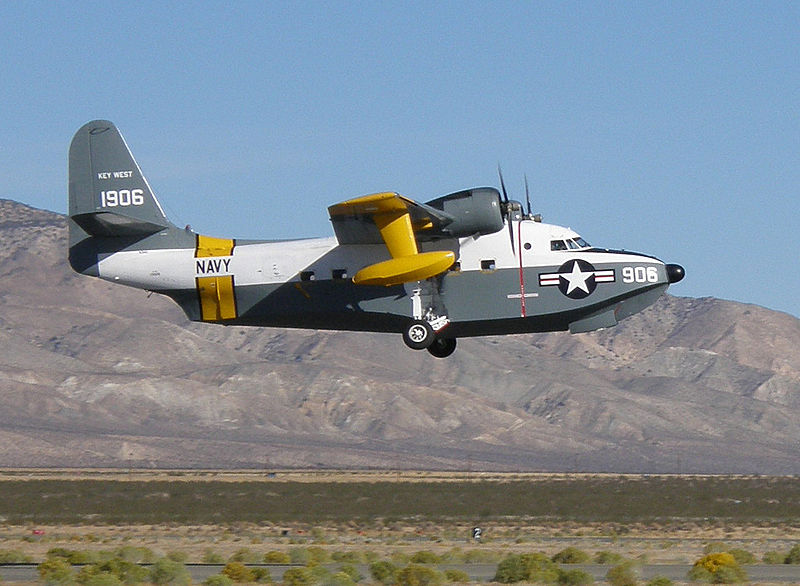 Grumman HU-16C Albatross de l'US Navy au décollage