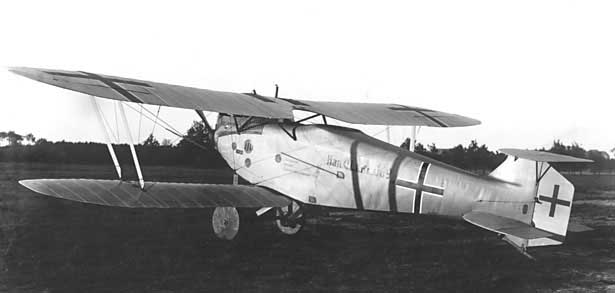 Hannover CL.II du Deuxième Reich au sol