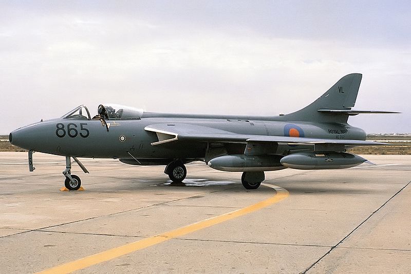Hawker Hunter GA.11 de la Royal Navy