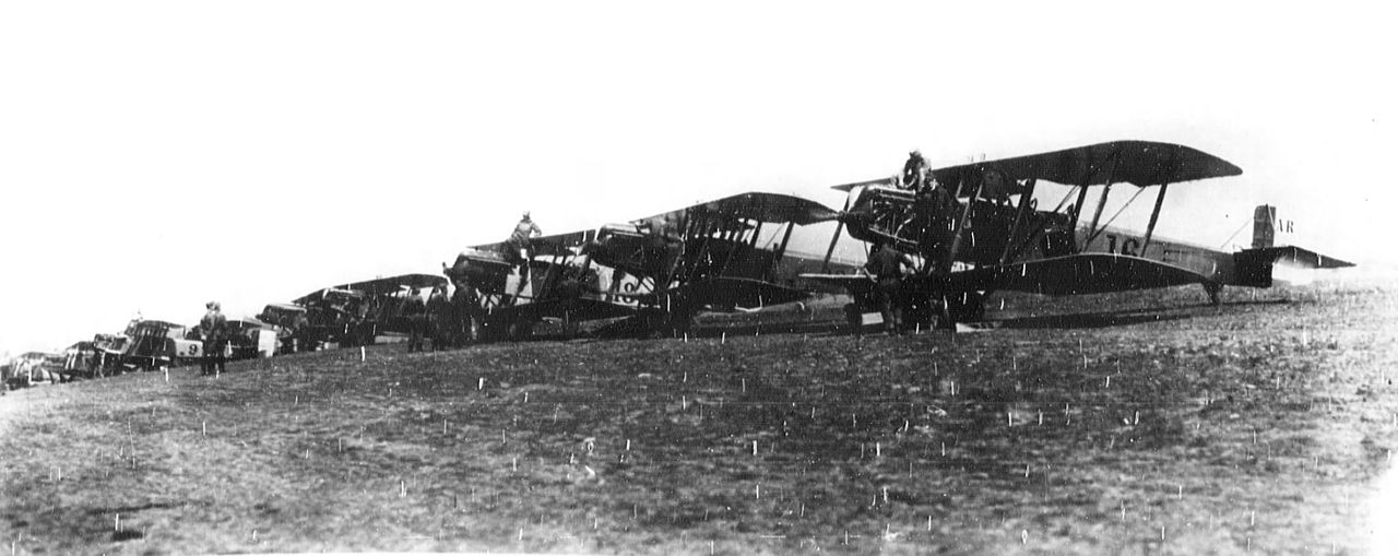 Dorand AR de l'USAAS alignés