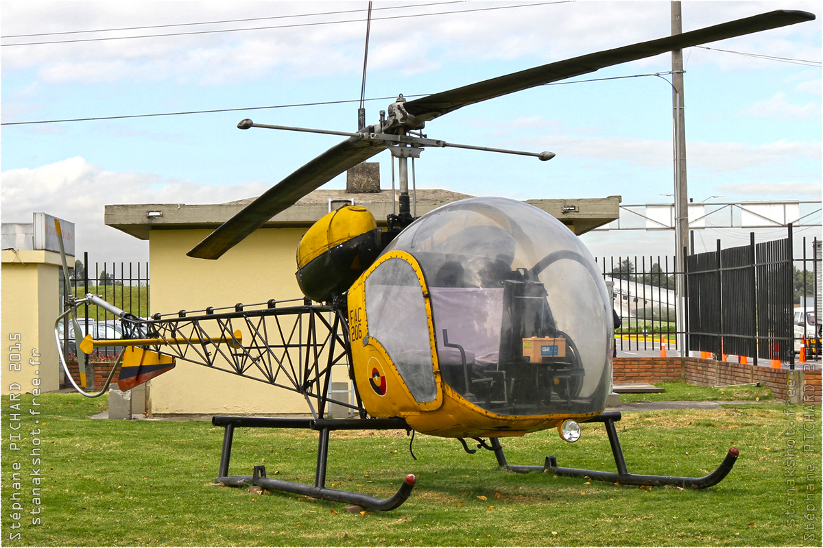Bell H-13 Sioux (OH-13G) colombien par Stanak