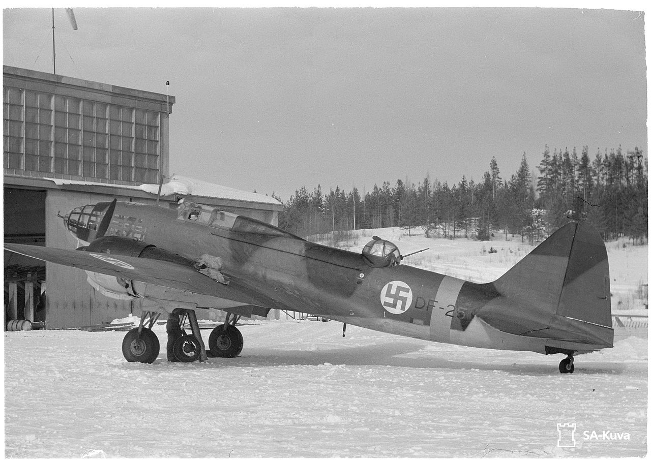 Iliouchine Il-4 Bob finlandais vu de côté