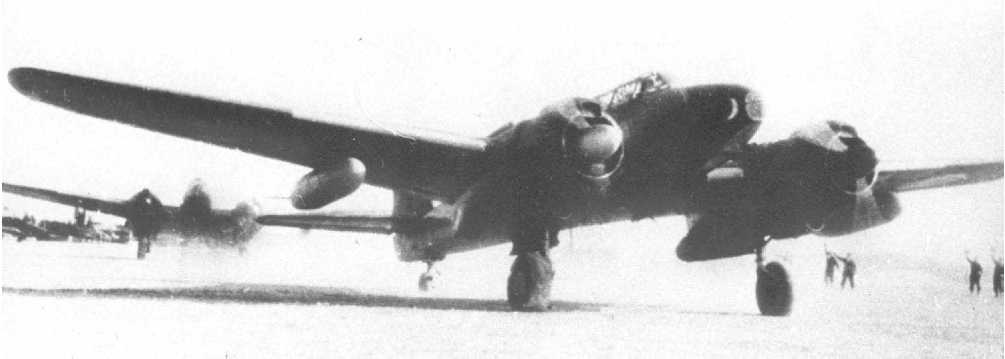 Nakajima J1N1-S Irving au décollage