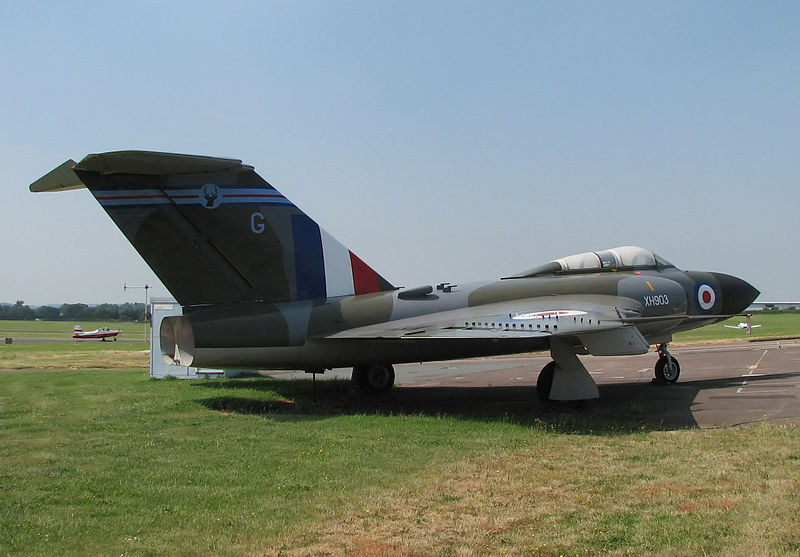 Gloster Javelin FAW.9 de la RAF vu de l'arrière