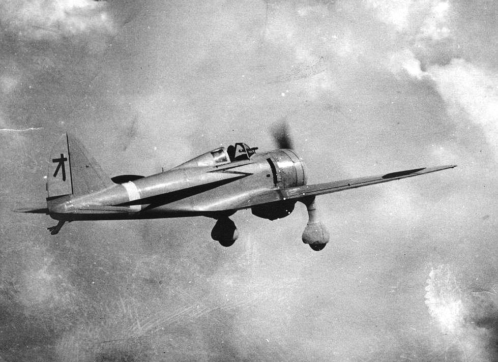 Nakajima Ki-27 Nate en vol