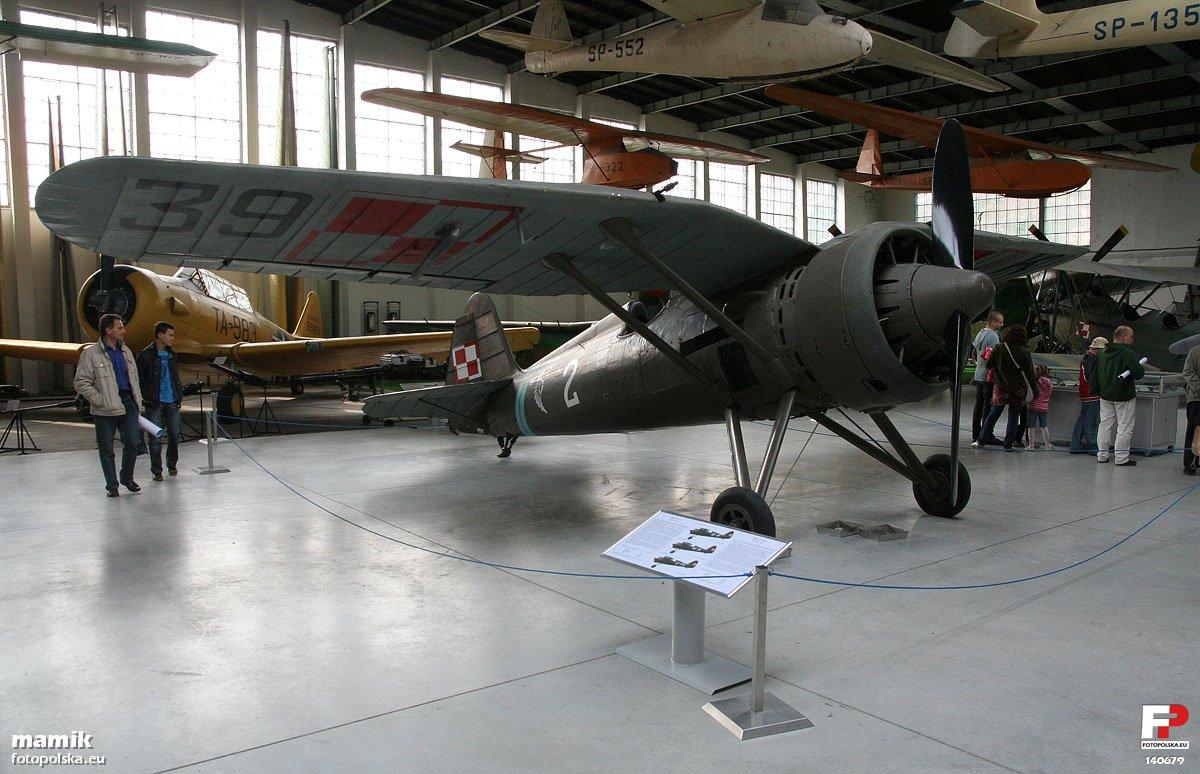 PZL P.11c polonais vu de l'avant