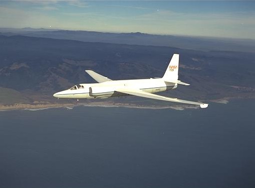Lockheed U-2C de la NASA en vol
