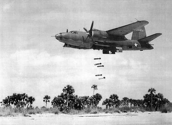 Martin B-26C Marauder de l'USAAF en vol